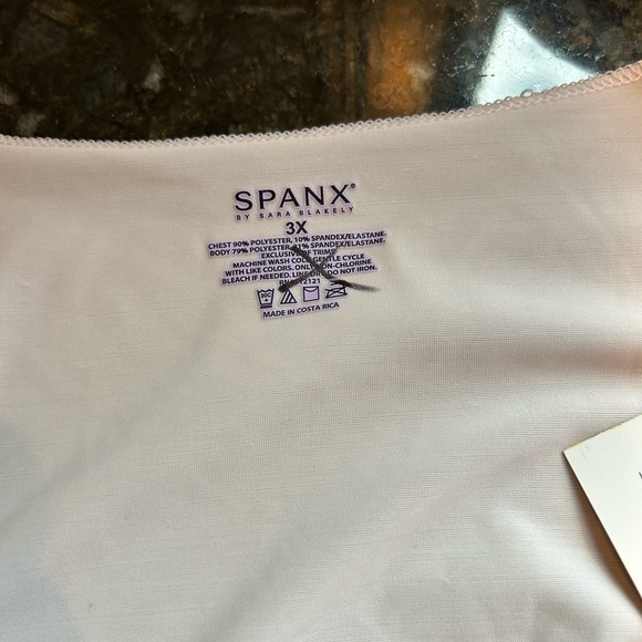 NWT Spanx Hide And Sleek Cami in ballet pink. Shapewear. QVC. Size 3X. - Picture 5 of 11